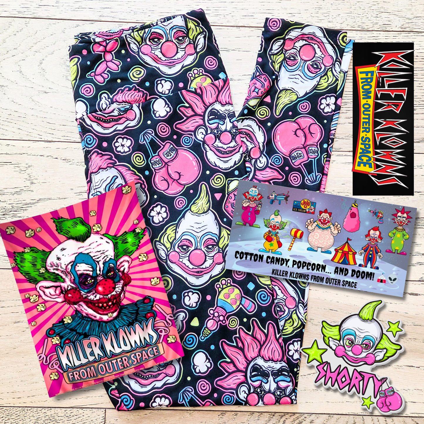 Killer Klowns From Outer Space - Semi-Exclusive Themed Leggings Box (High-quality Handcrafted)