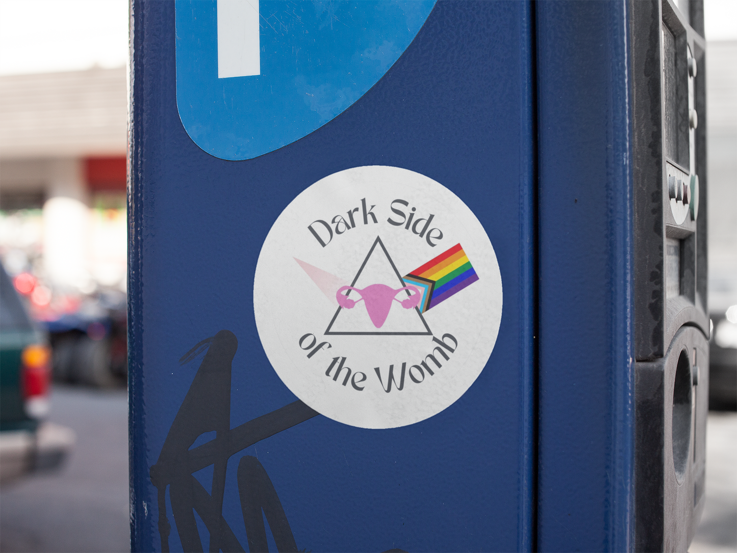 "Dark Side of the Womb" Vinyl Sticker - Waterproof