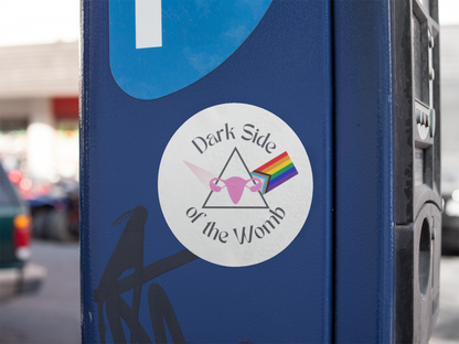 "Dark Side of the Womb" Vinyl Sticker - Waterproof