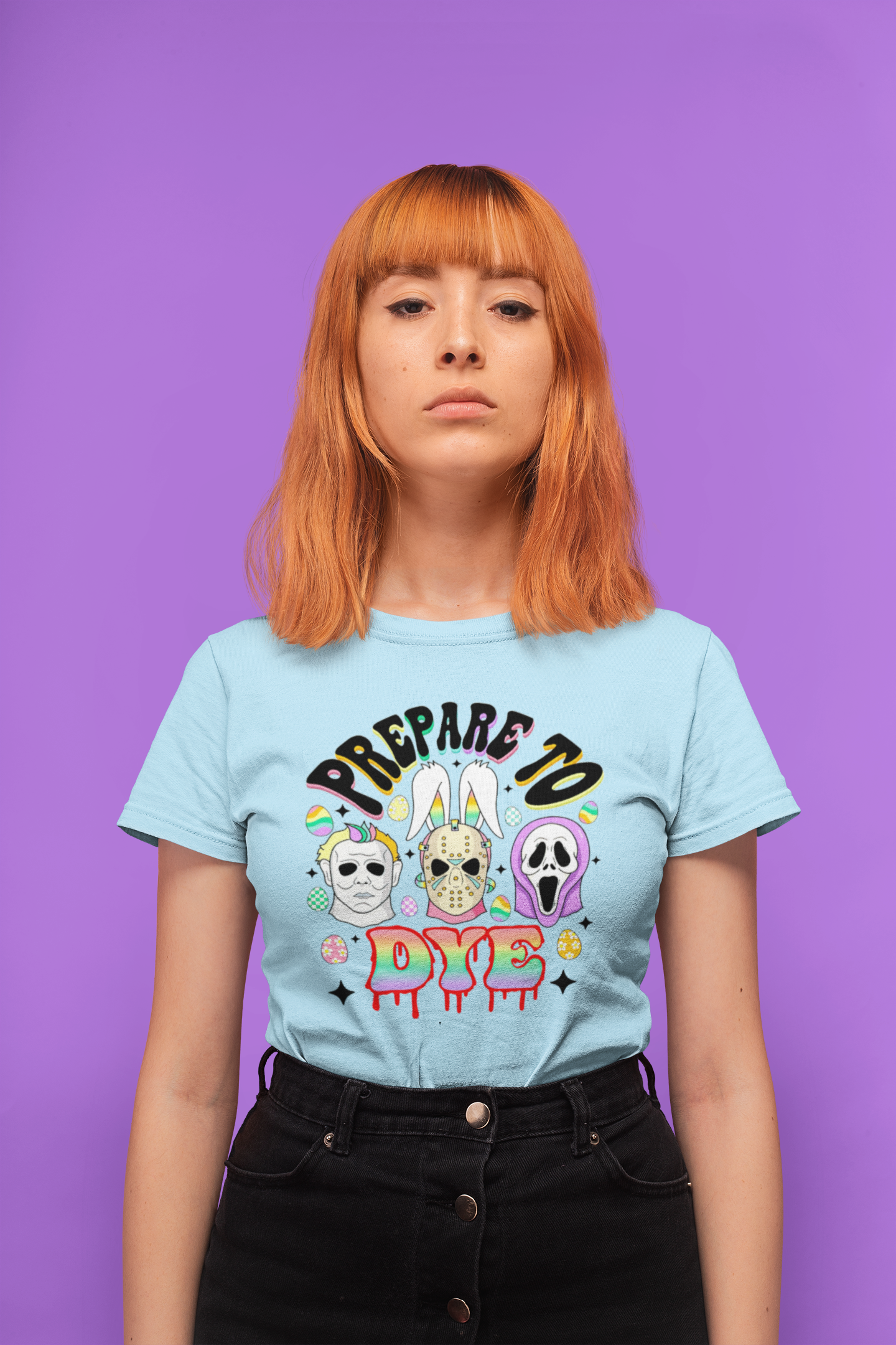 "Prepare to Dye" Colorful Horror Tee - Unisex Shirt