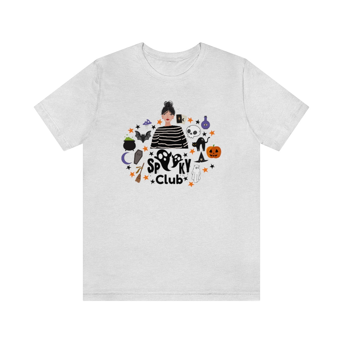 "Spooky Club" Print Tee - Unisex Shirt