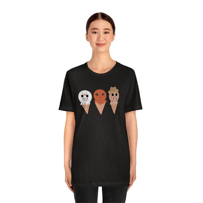 Horror Movie Spooky Ice Cream Tee - Unisex Shirt