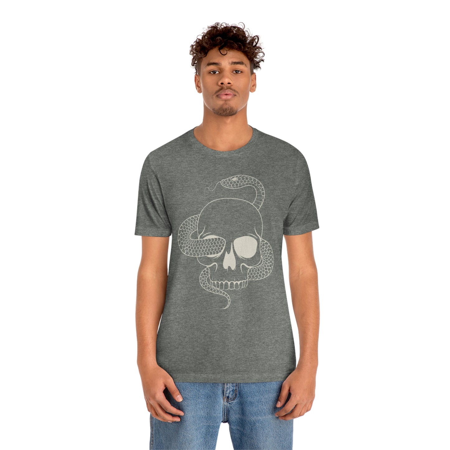 Snake Skull Tee - Unisex Shirt