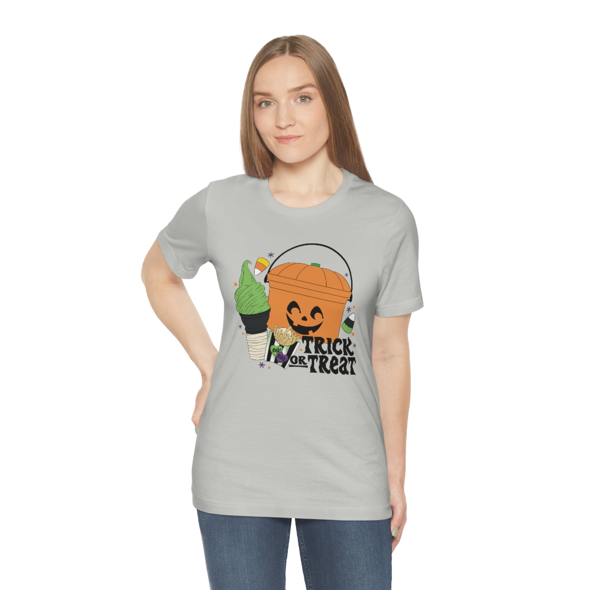 Vintage Halloween Buckets "Trick or Treat" Treats Tee - Unisex Shirt