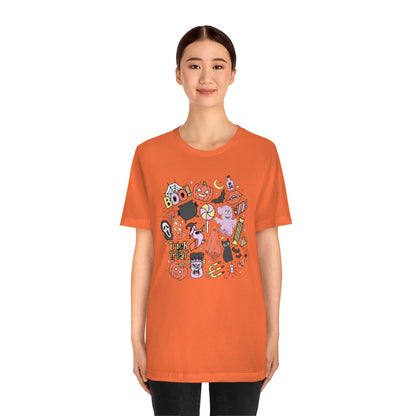 Trick-Or-Treat Spooky Doodles Tee - Unisex Shirt