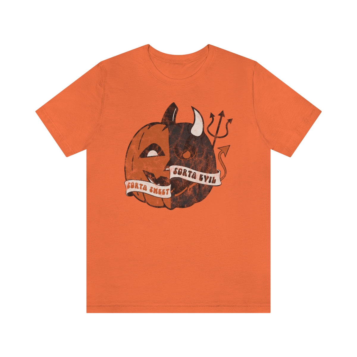 "Sorta Sweet Sorta Evil'" Jack-O-Lantern Tee - Unisex Shirt