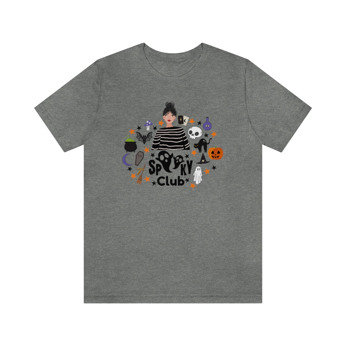 "Spooky Club" Print Tee - Unisex Shirt