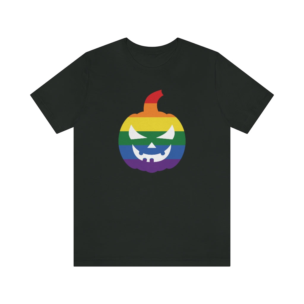 Pride Jack-O-Lantern Rainbow Tee - Unisex Shirt