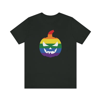Pride Jack-O-Lantern Rainbow Tee - Unisex Shirt