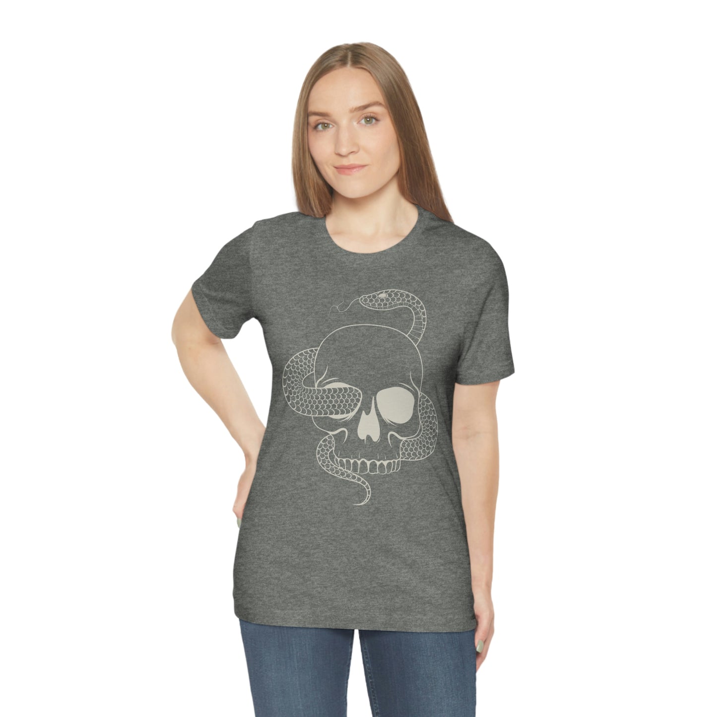 Snake Skull Tee - Unisex Shirt