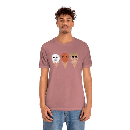 Horror Movie Spooky Ice Cream Tee - Unisex Shirt