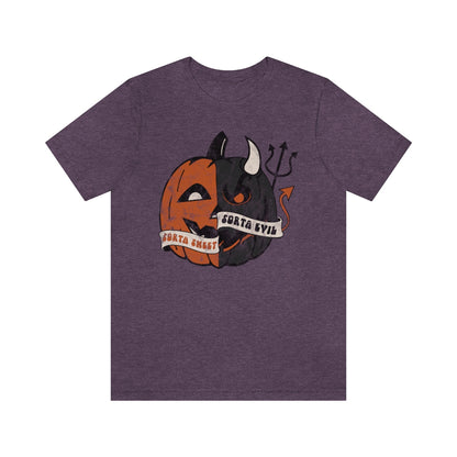"Sorta Sweet Sorta Evil'" Jack-O-Lantern Tee - Unisex Shirt