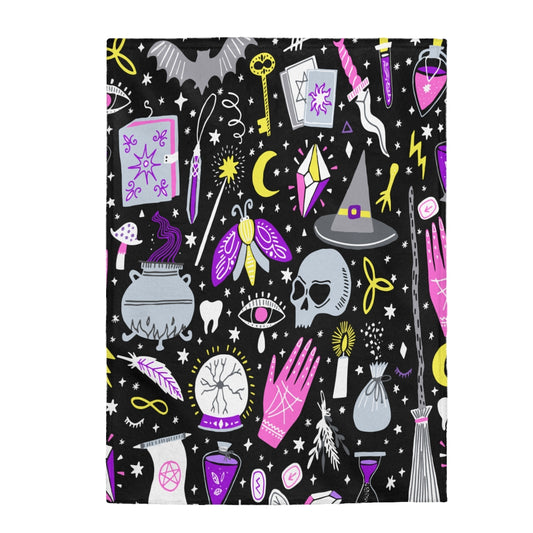 Witchcraft Velveteen Plush Blanket