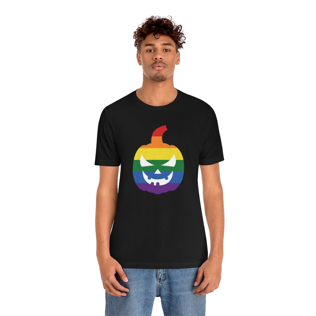 Pride Jack-O-Lantern Rainbow Tee - Unisex Shirt