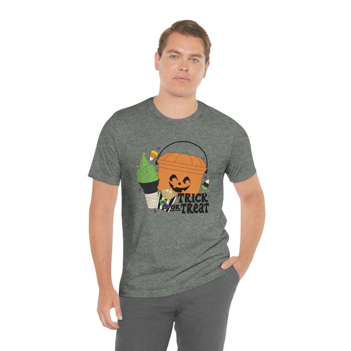 Vintage Halloween Buckets "Trick or Treat" Treats Tee - Unisex Shirt
