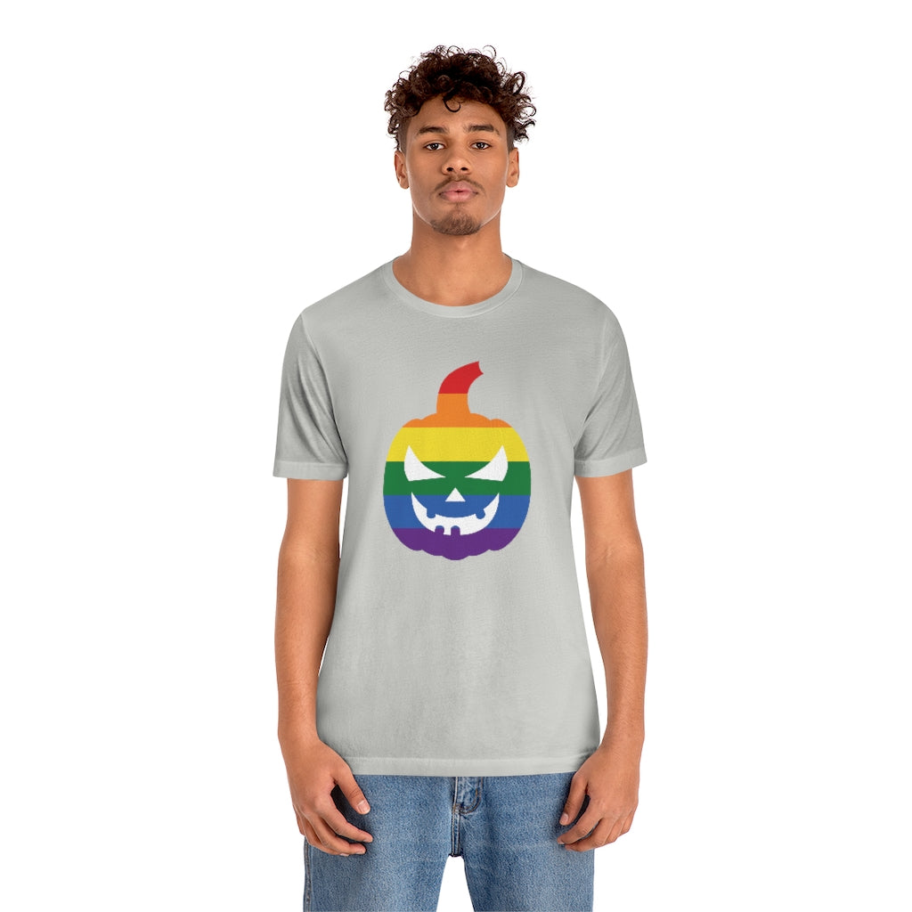 Pride Jack-O-Lantern Rainbow Tee - Unisex Shirt