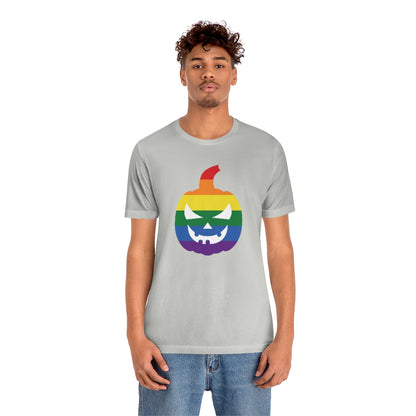 Pride Jack-O-Lantern Rainbow Tee - Unisex Shirt
