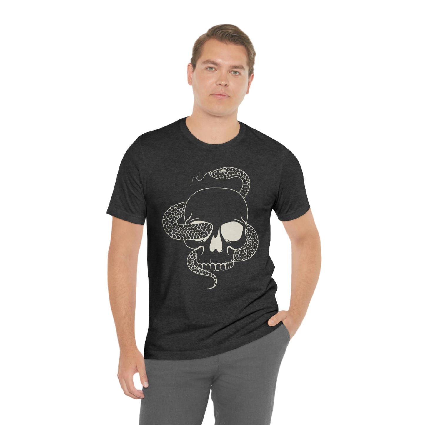 Snake Skull Tee - Unisex Shirt
