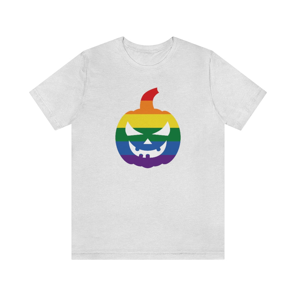 Pride Jack-O-Lantern Rainbow Tee - Unisex Shirt