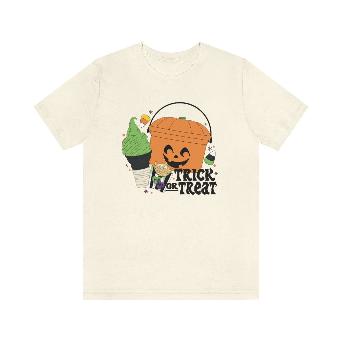 Vintage Halloween Buckets "Trick or Treat" Treats Tee - Unisex Shirt