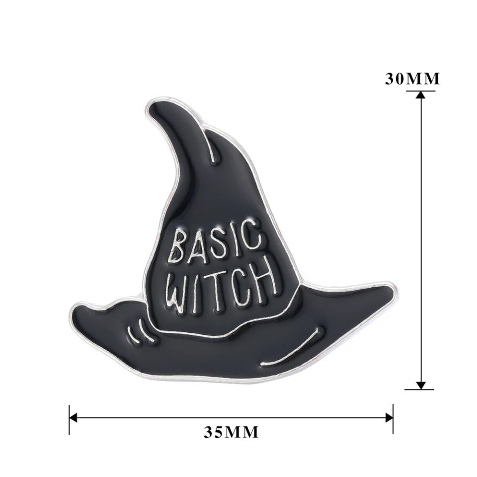 Basic Witch Enamel Pin
