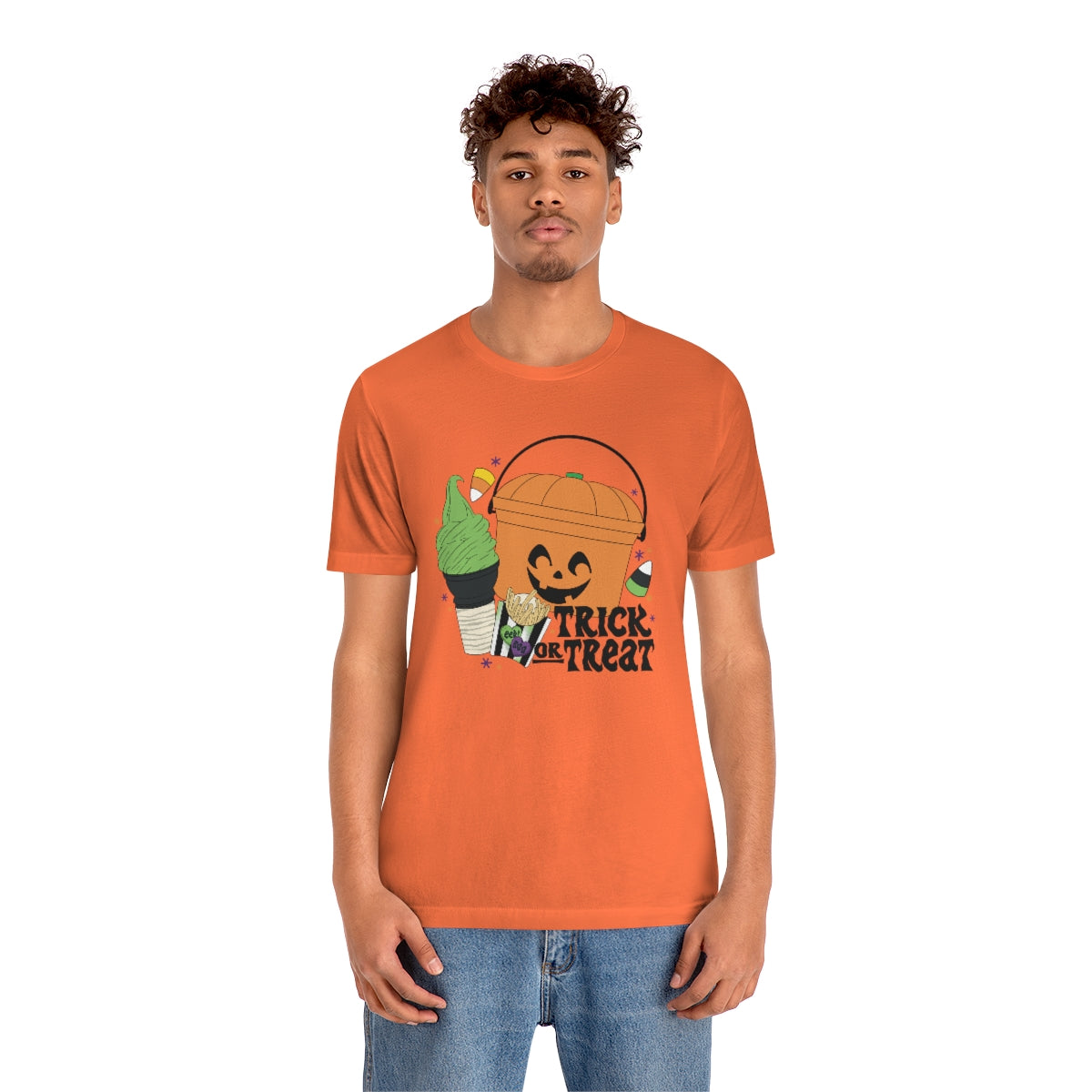 Vintage Halloween Buckets "Trick or Treat" Treats Tee - Unisex Shirt