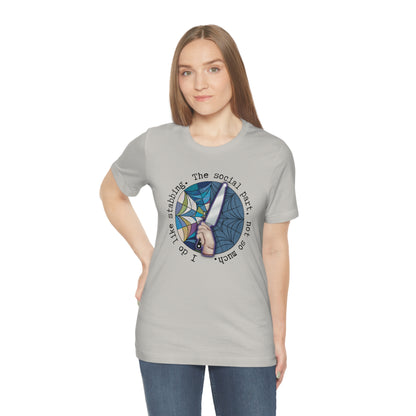 Stabbing Thing Knife Horror Tee - Unisex Shirt