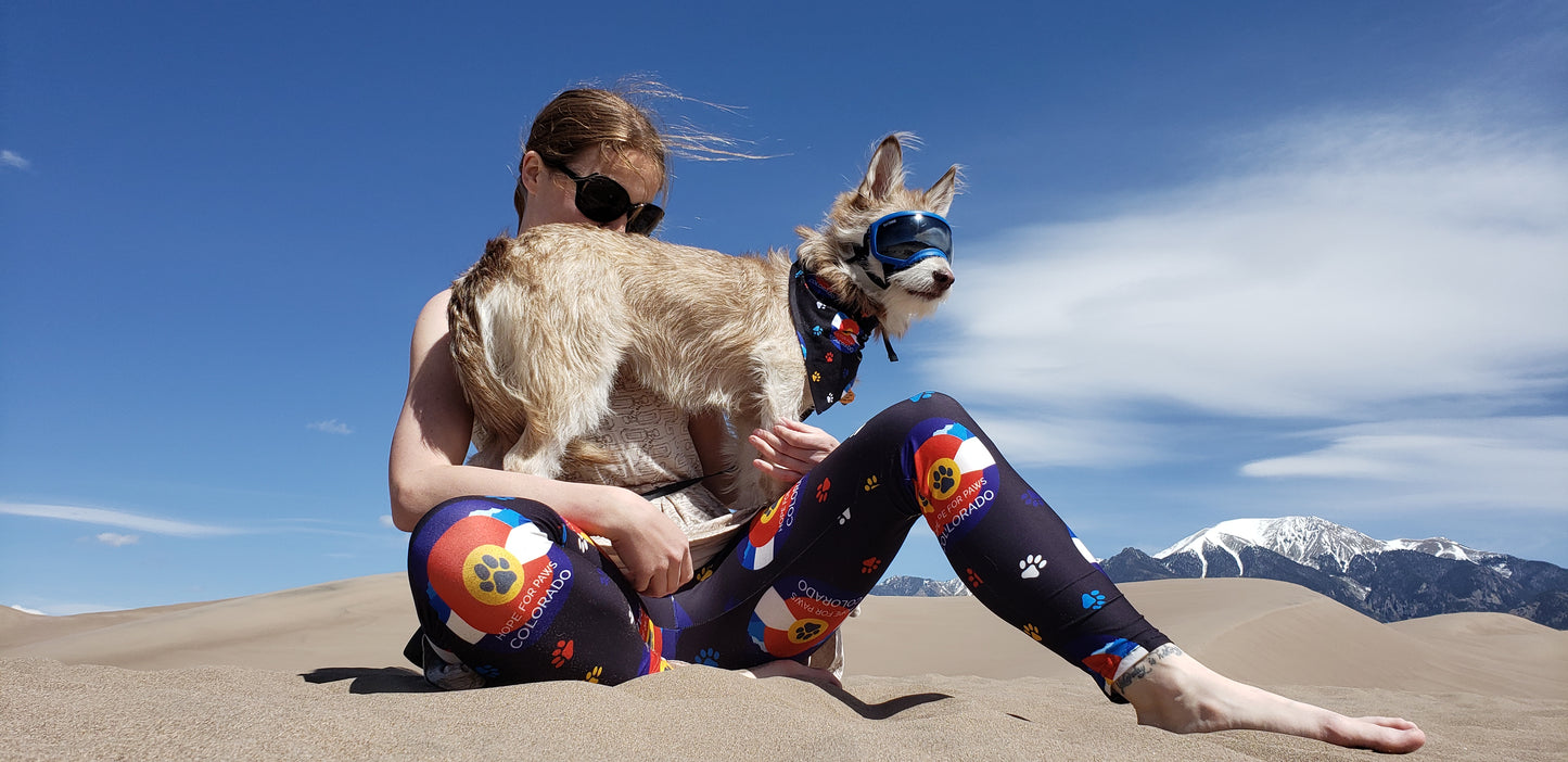 CLEARANCE Hope for Paws (Exclusive) FUNDRAISER - High-quality Handcrafted Vibrant Leggings