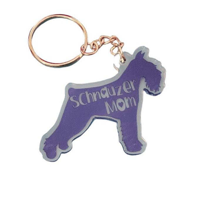 Schnauzer Mom Fundraiser Keychain