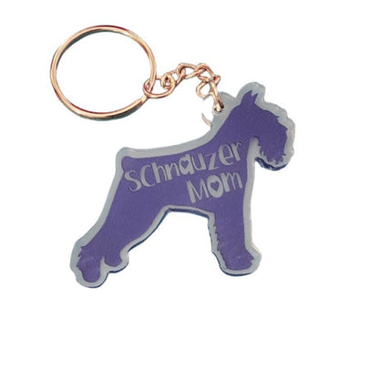 Schnauzer Mom Fundraiser Keychain