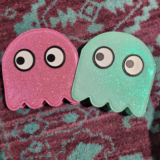 Glittery Ghost Purse - Pink or Blue