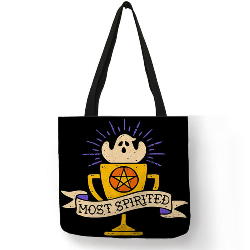 Witchy Black Tote Bags - 6 Spellbinding Styles