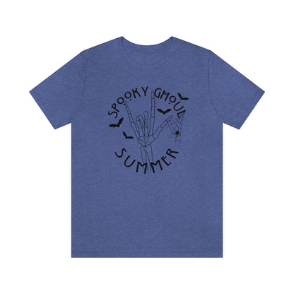 Spooky Ghoul Summer Spiderwebs And Bats Tee - Unisex Shirt