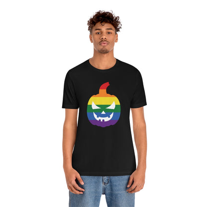 Pride Jack-O-Lantern Rainbow Tee - Unisex Shirt