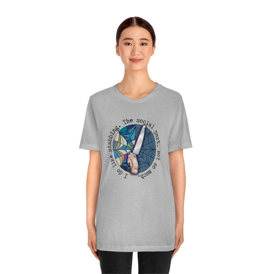 Stabbing Thing Knife Horror Tee - Unisex Shirt