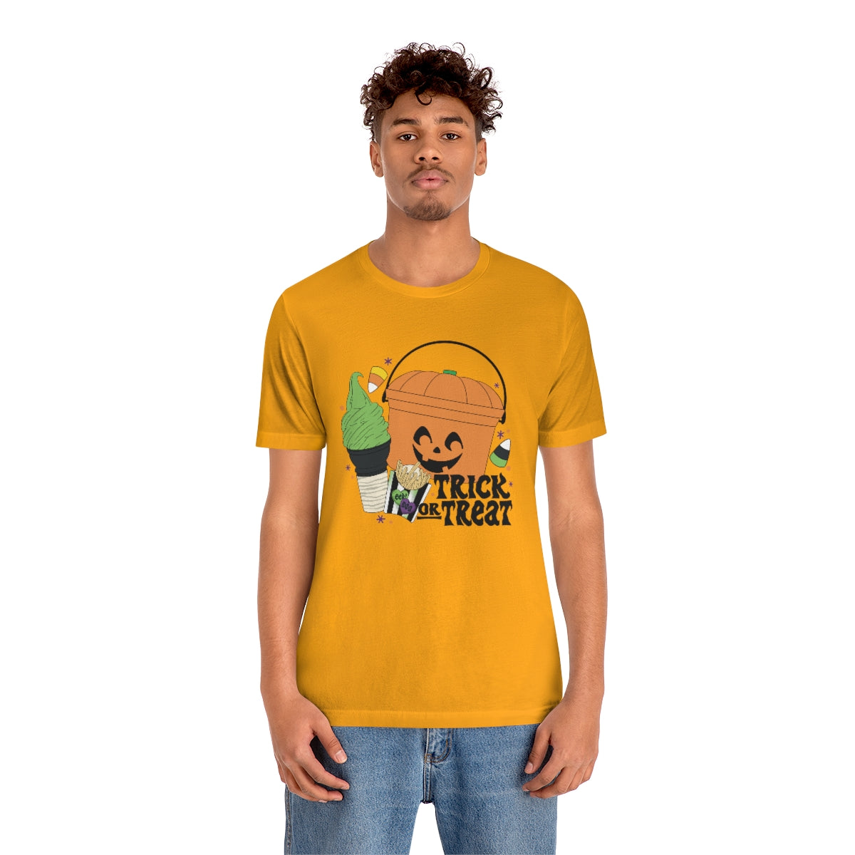 Vintage Halloween Buckets "Trick or Treat" Treats Tee - Unisex Shirt
