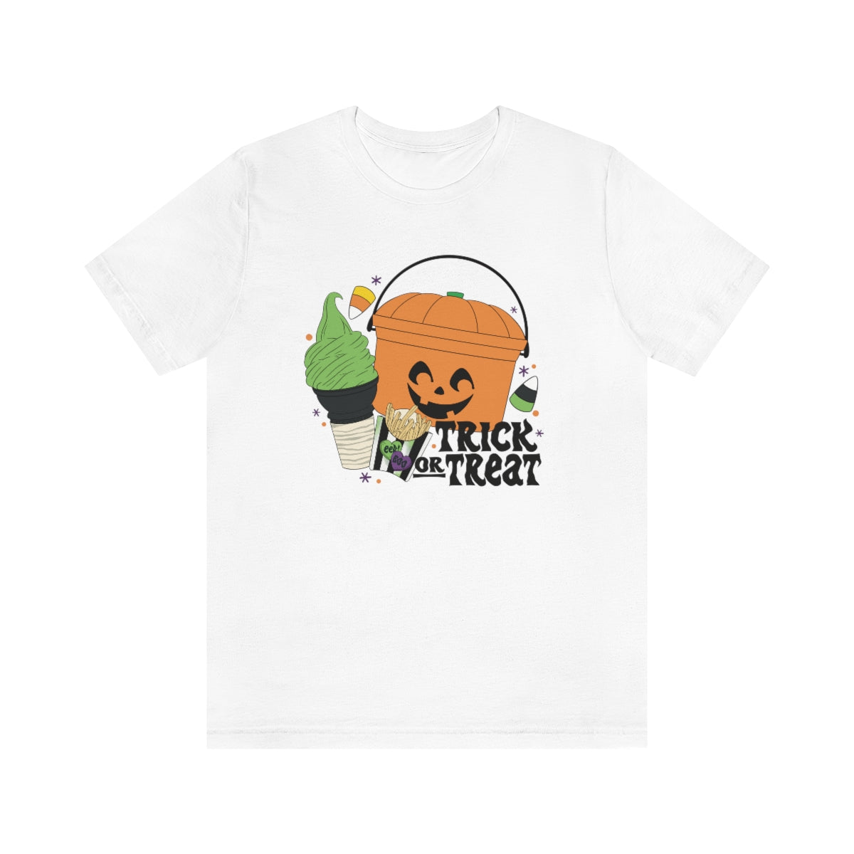 Vintage Halloween Buckets "Trick or Treat" Treats Tee - Unisex Shirt