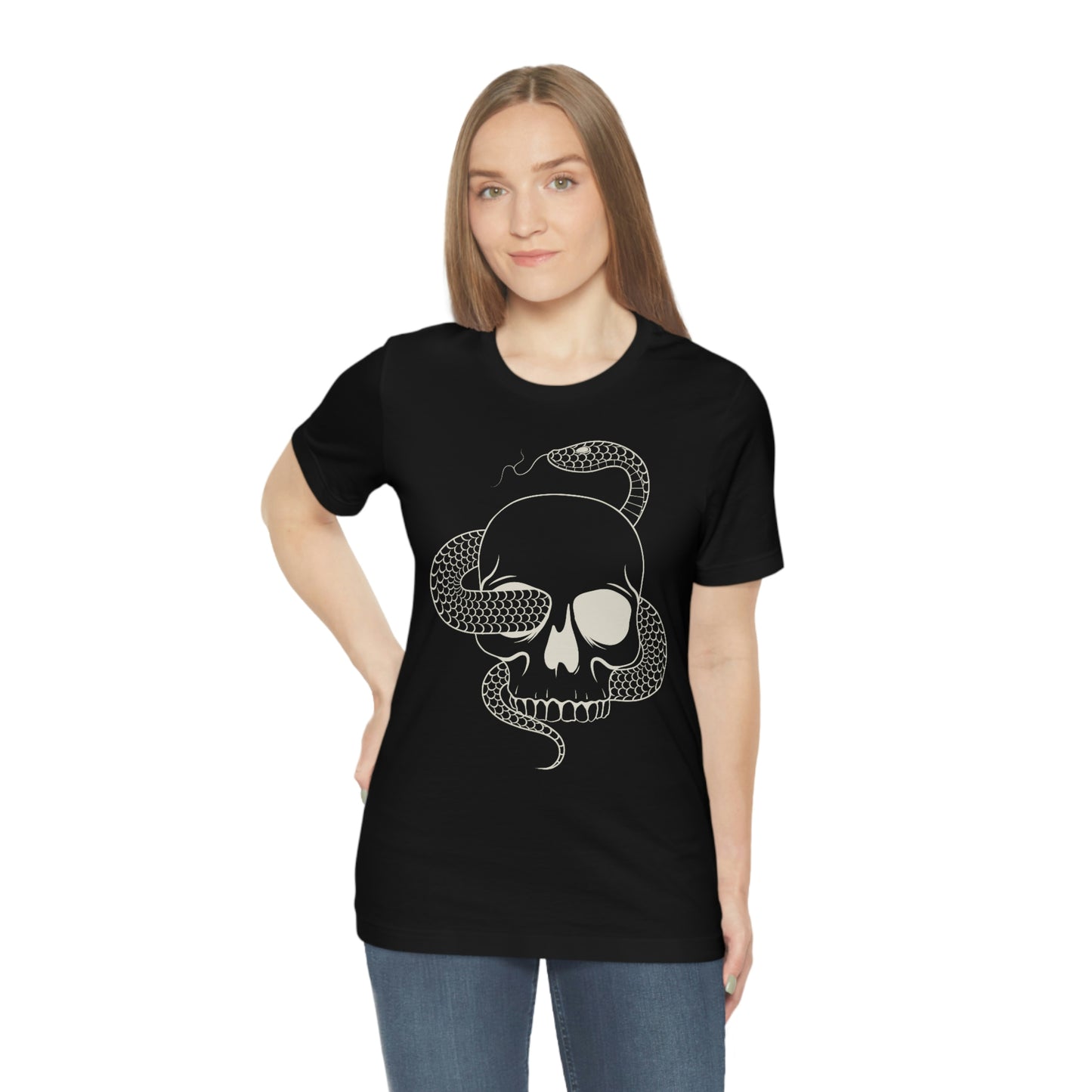 Snake Skull Tee - Unisex Shirt