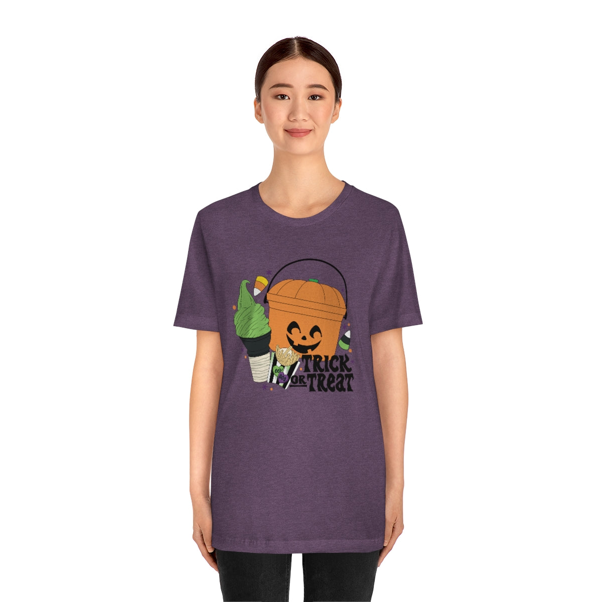 Vintage Halloween Buckets "Trick or Treat" Treats Tee - Unisex Shirt