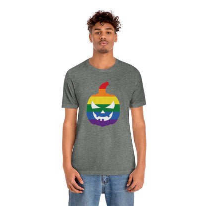 Pride Jack-O-Lantern Rainbow Tee - Unisex Shirt
