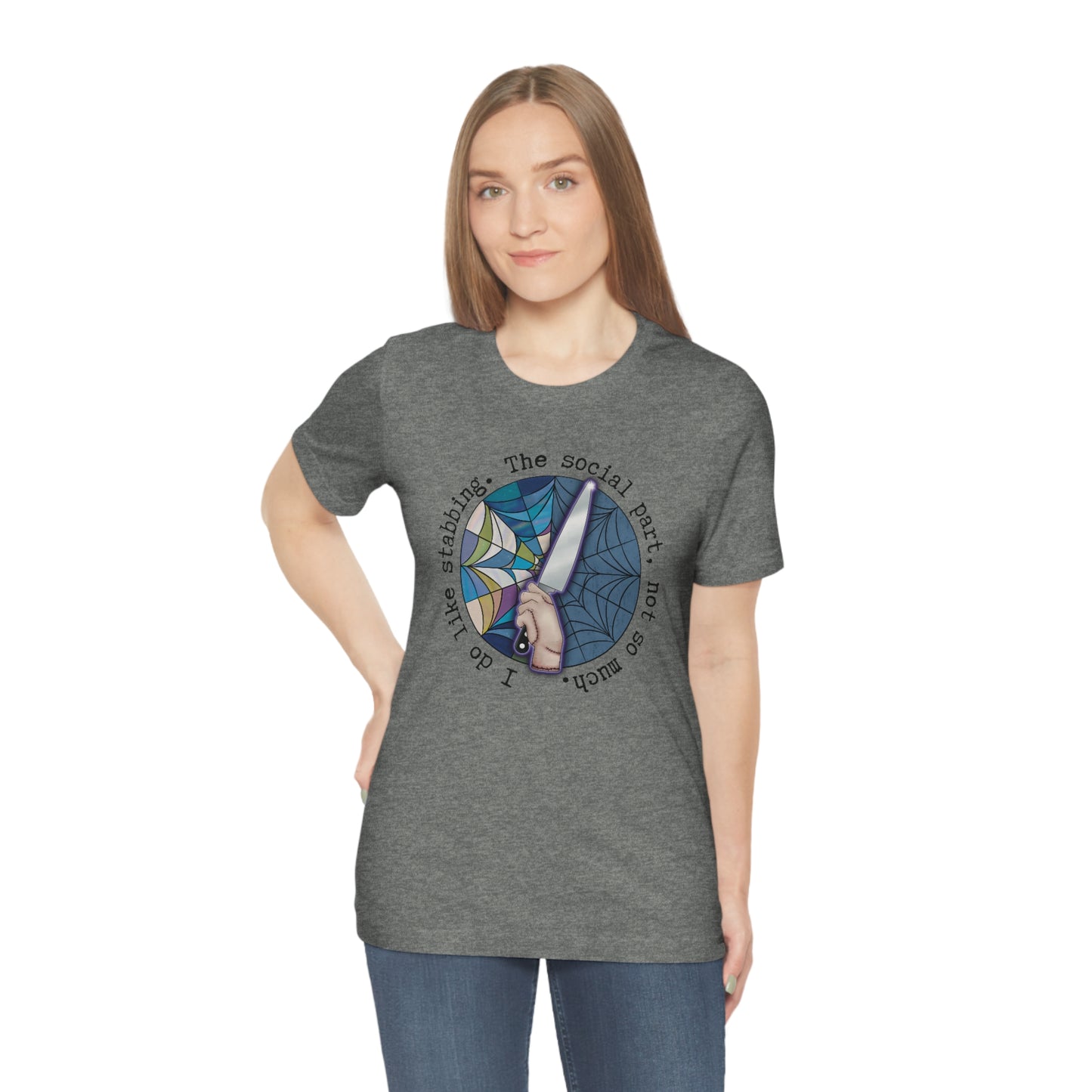 Stabbing Thing Knife Horror Tee - Unisex Shirt