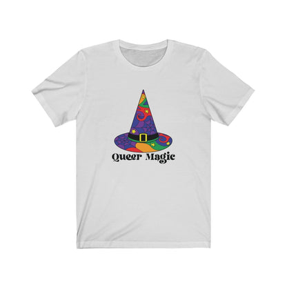 Queer Magic Pride Rainbow Witch Hat Tee - Unisex Shirt