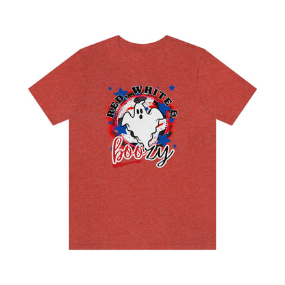 Red, White & BOOzy Tee - Unisex Shirt