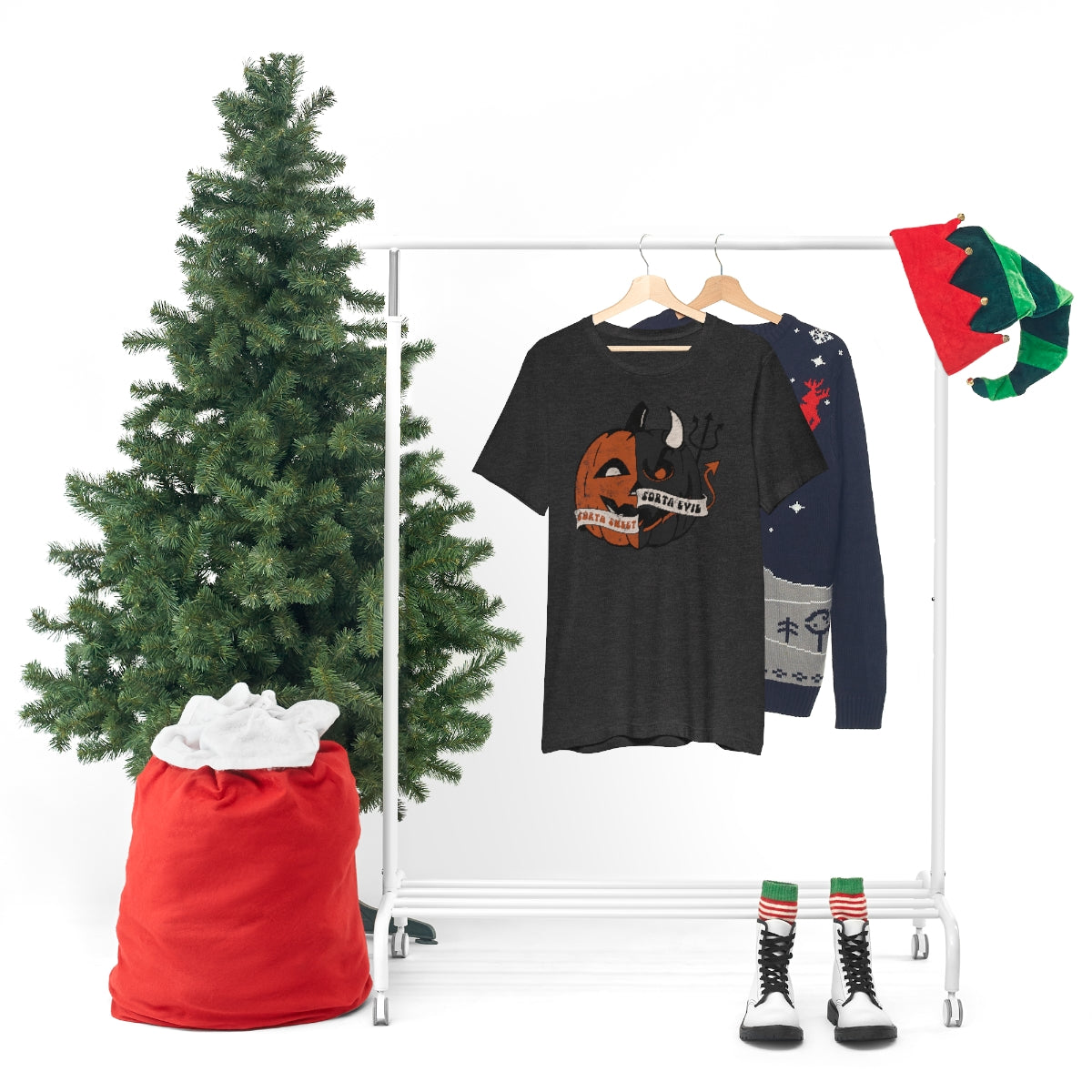 "Sorta Sweet Sorta Evil'" Jack-O-Lantern Tee - Unisex Shirt