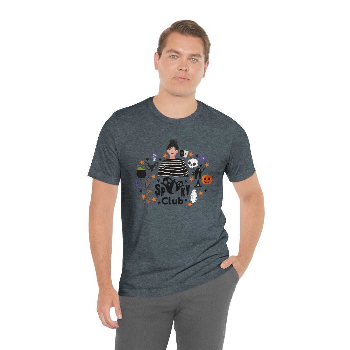 "Spooky Club" Print Tee - Unisex Shirt