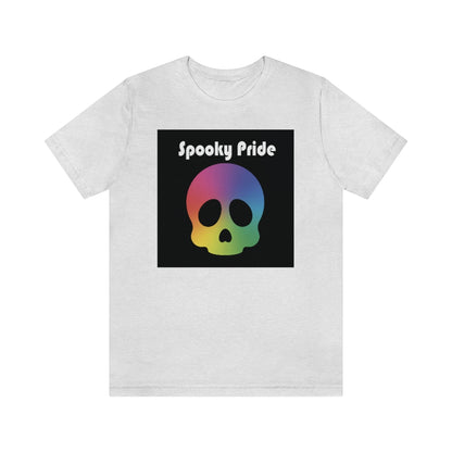 Spooky Pride Rainbow Skull Tee - Unisex Shirt