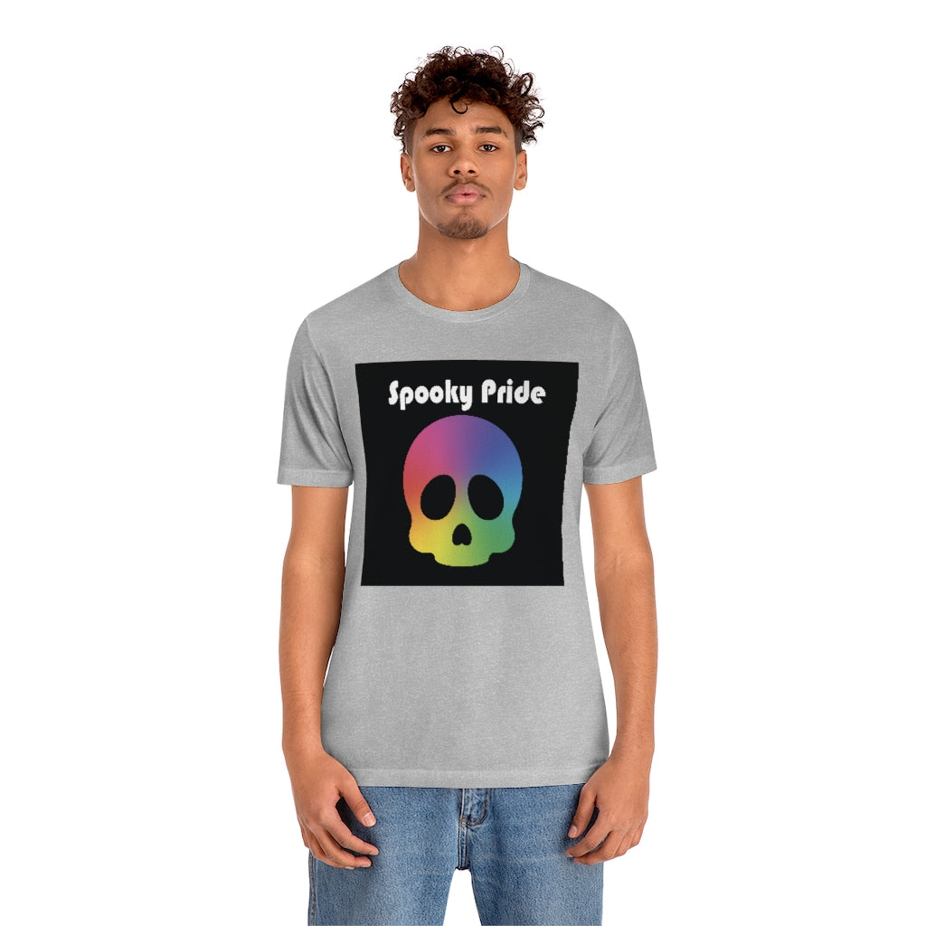 Spooky Pride Rainbow Skull Tee - Unisex Shirt