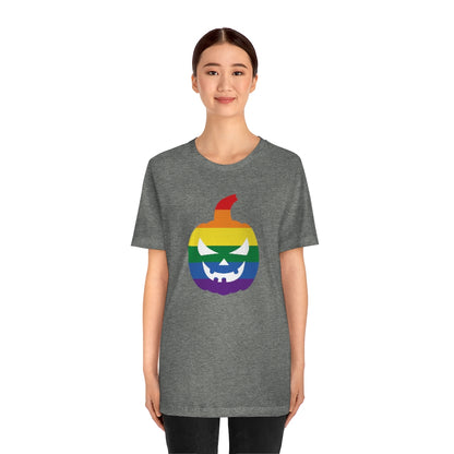 Pride Jack-O-Lantern Rainbow Tee - Unisex Shirt