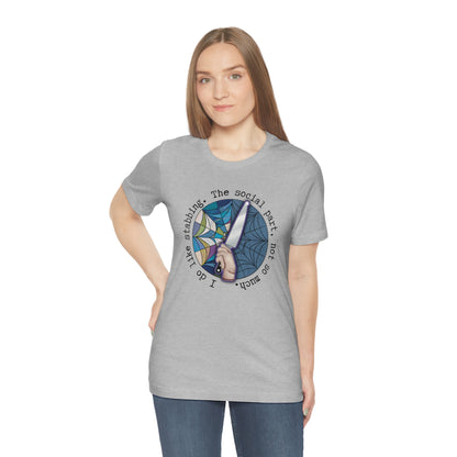 Stabbing Thing Knife Horror Tee - Unisex Shirt