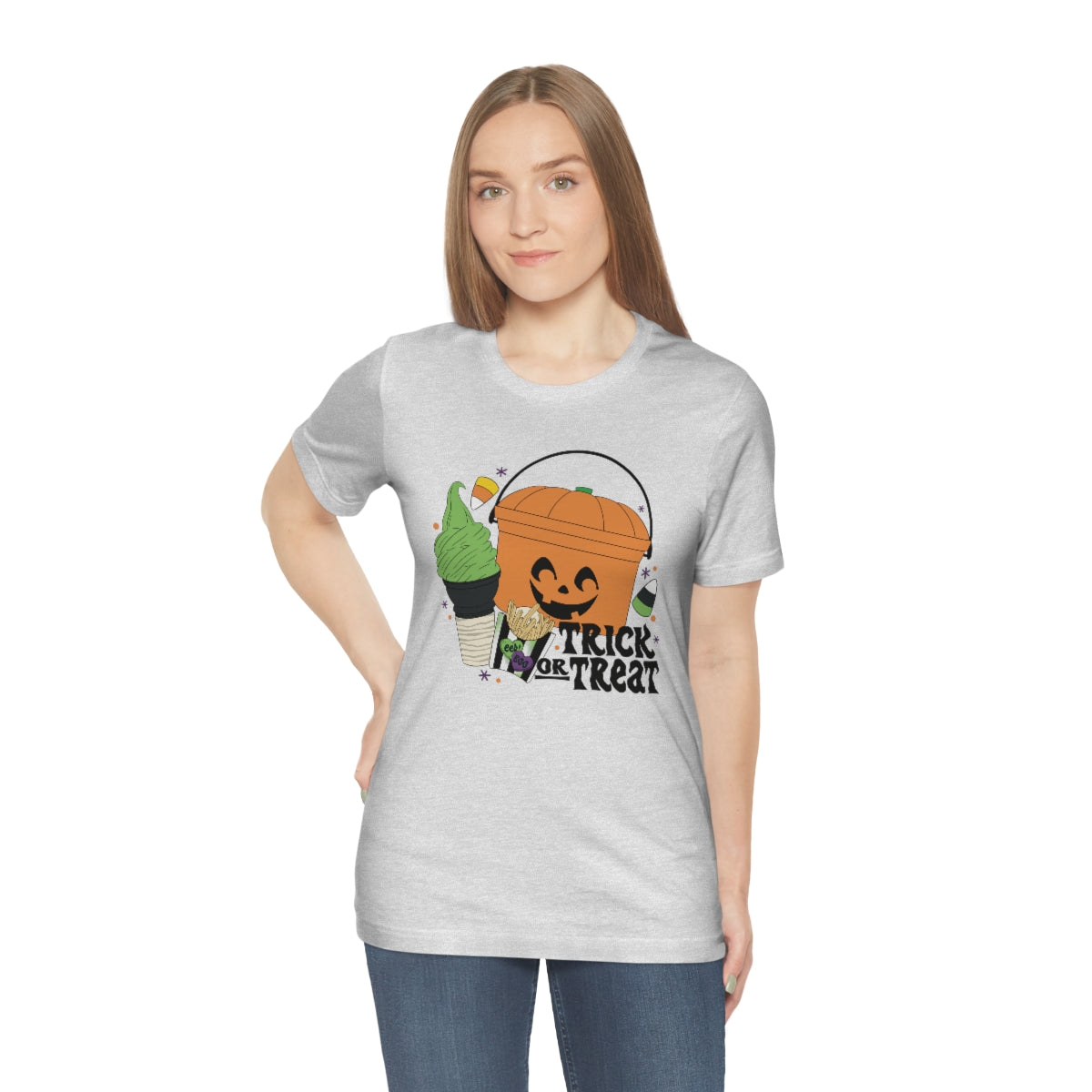 Vintage Halloween Buckets "Trick or Treat" Treats Tee - Unisex Shirt